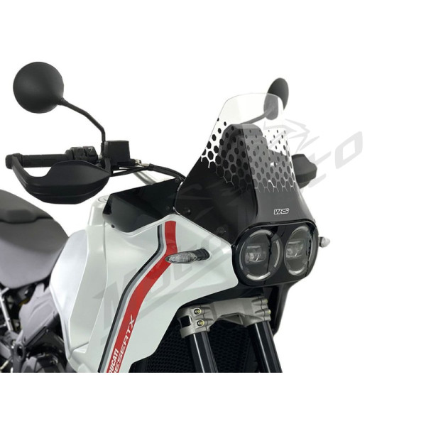 WRS DU025T ENDURO Windscreen Clear Ducati Desert X 950 ABS 22-24