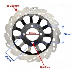 Front brake disc JUNAK 901 / 901 S / 904 Ø220mm