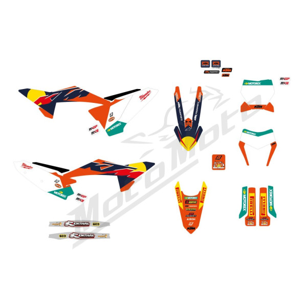 Blackbird lipdukų rinkinys REPLICA TEAM KTM FACTORY MXGP 26 KTM SX / SX-F 125-450cc 25-26