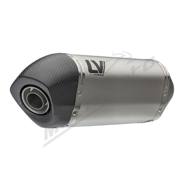 LEOVINCE LV-14 Stainless Steel / Carbon Fiber / Titanium Slip-On Muffler Voge DS 900X 24-25