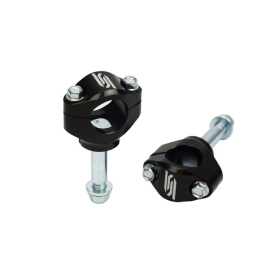 SCAR Ø28.6mm Bar Mounts 30mm Height OEM Triple Clamp Kawasaki KX 250-450cc 12-21