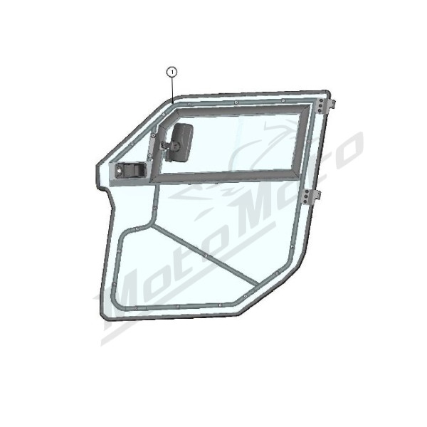 DFK Door panel left Can Am Maverick Trail