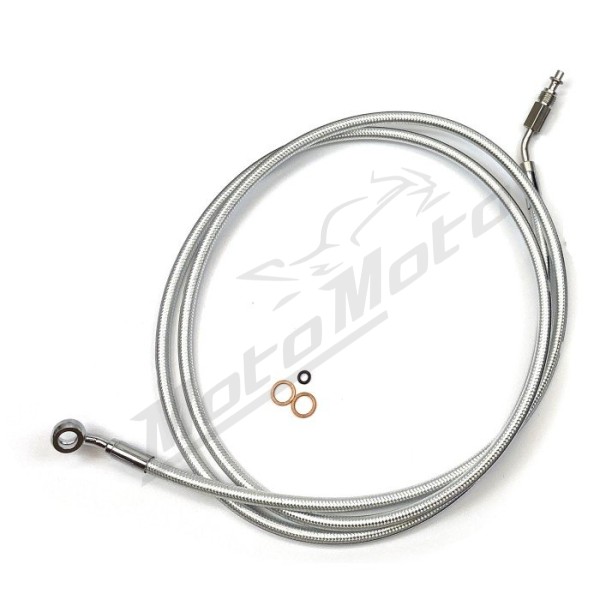 MAGNUM SHIELDING Hidraulinės sankabos žarnelė chromuota Harley Davidson FLHRSE / FLHTCUSE / FLHXSE / FLTRUSE / FLTRXSE 1800 08-12 198cm