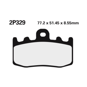 NISSIN stabdžių trinkelės BMW HP2 Megamoto / K1200 / K1300 / R1100 / R1150 / R1200 / R850 96-15