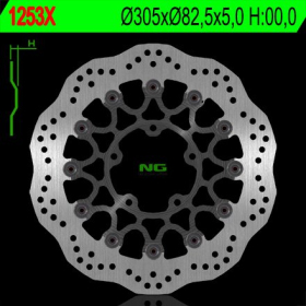 NG Front Floating Brake Disc 305X82.5X5mm Kawasaki ER-6 / Versys / Ninja 650cc 06-11
