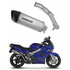 Dominator Titanium Exhaust Silencer Muffler HP6 + dB killer Honda VFR 800 Fi 98–01