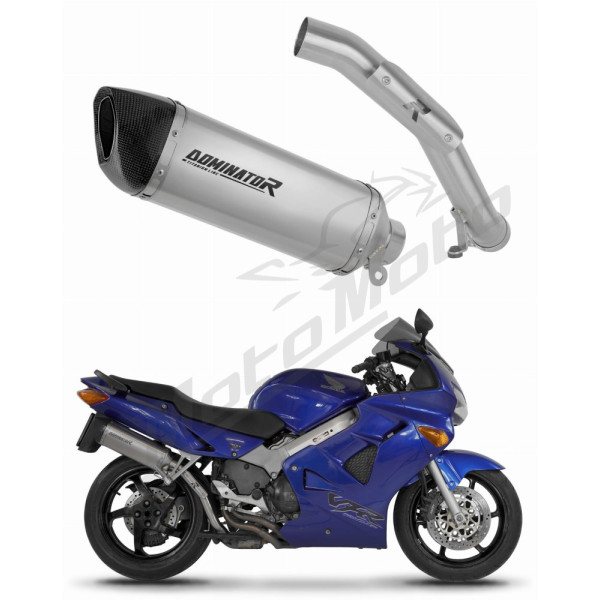 Dominator Titanium Exhaust Silencer Muffler HP6 + dB killer Honda VFR 800 Fi 98–01