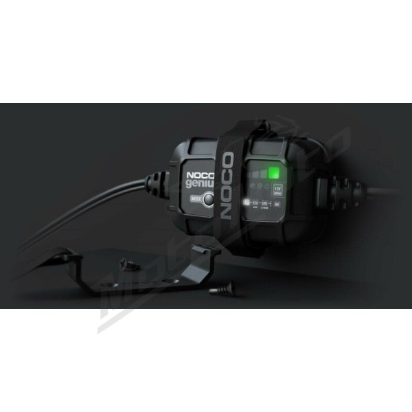 NOCO Genius2 Smart Battery Charger Clamps with Integrated Eyelets 6/12V 2A