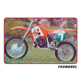 TECNOSEL sėdynių užvalkalas Honda CR 125 1990-1992 oranžinis