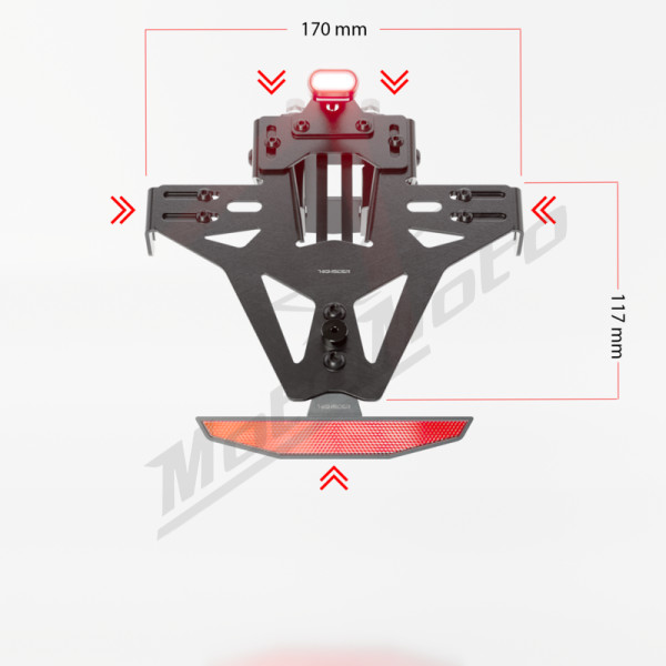 HIGHSIDER pro License Plate Holder Akron-RS Pro-X Yamaha XSR 900 20-24
