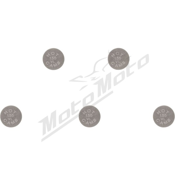 HOT CAMS vožtuvų plokštelės Ø9,48x1,55 mm - 5 vnt.