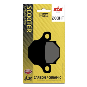 SBS 203HF HF Street Ceramic Organic Brake Pads Derbi / Rieju / TGB 50-125cc 08-17