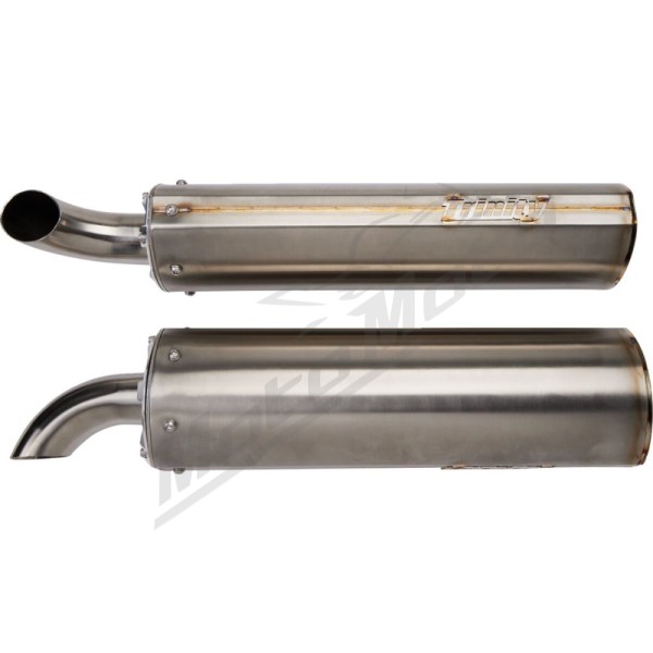 TRINITY RACING Stainless Steel Slip-On Muffler TR-4160S-SS