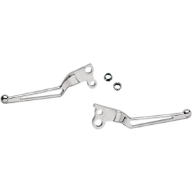 DRAG SPECIALTIES Stealth Series Clutch and Brake Lever Set Harley Davidson FLH / FLHC / FLHR / FLHS / FLHT / FLHTC 883-1340cc 82-95