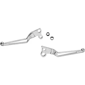 DRAG SPECIALTIES Stealth Series Clutch and Brake Lever Set Harley Davidson FLH / FLHC / FLHR / FLHS / FLHT / FLHTC 883-1340cc 82-95