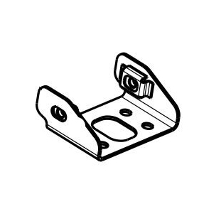 AKRAPOVIC Muffler Bracket Adapter Stainless Steel Kawasaki Ninja / Z 650 17-25
