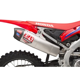 YOSHIMURA RS-12 Signature Series Full Exhaust System Stainless Steel/Carbon Honda CRF250R 2022-2024