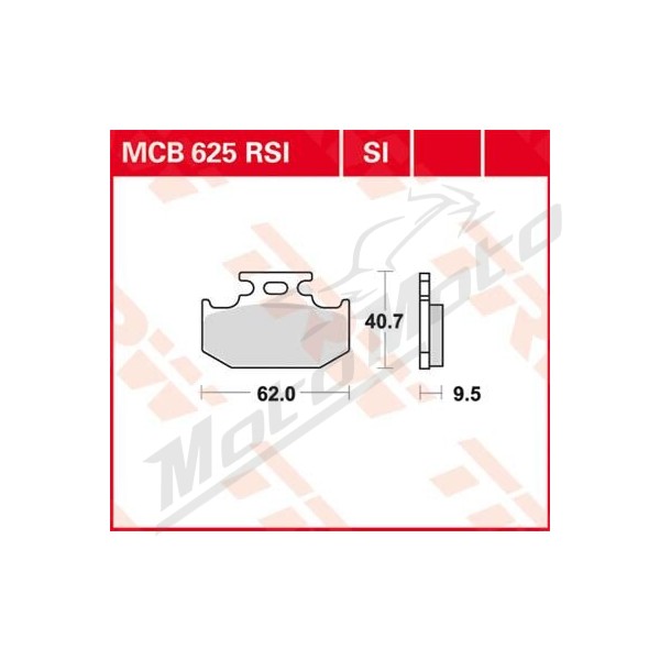 TRW SI Series Sindered Off-Road Brake Pads Kawasaki / Suzuki / Yamaha 110-650cc 89-21