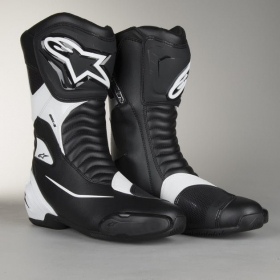 Alpinestars SMX-S Black & White Boots 