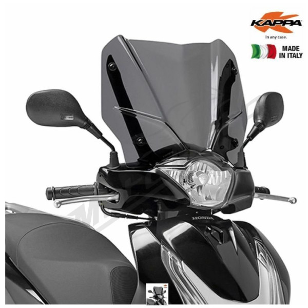 KAPPA Windshield 36.5x45cm Smoked Honda SH 125-150i 12-16