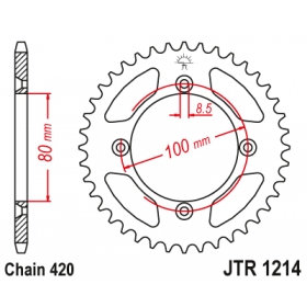 Rear sprocket JTR1214