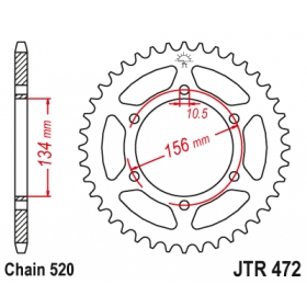 Rear sprocket JTR472