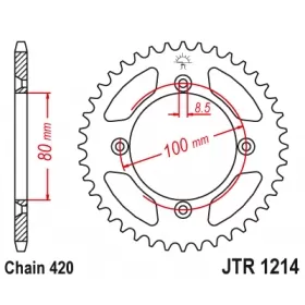 Rear sprocket JTR1214