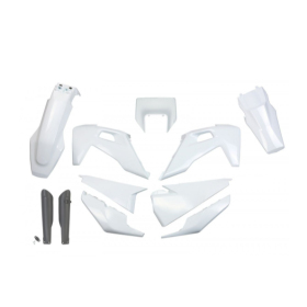 Ufo set of plastics (full kit) Husqvarna TE / FE 150-501cc 20-23 White