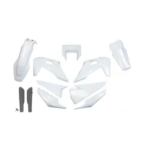 Ufo plastikų komplektas Husqvarna TE / FE 150-501cc 20-23 Balta