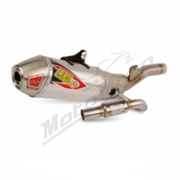 PRO CIRCUIT T-6 Stainless Full System with Removable Spark Arrestor KAWASAKI KX 250cc 2025-2026