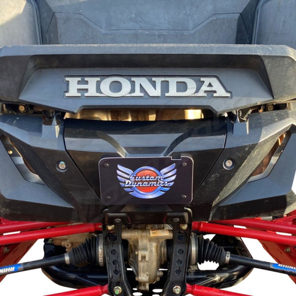 CUSTOM DYNAMICS SXS License Plate Mount Honda SXS 1000cc 19-24