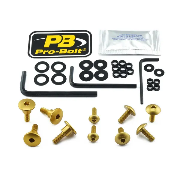 PRO BOLT Aliuminio apdailų varžtų rinkinys Kawasaki Z 800cc 13-16