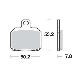 BRAKE PADS FERODO FDB2074P / MCB700 STANDARD PLATINUM