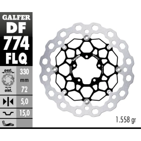 GALFER Brake Rotor Floating Cubiq Ducati MULTISTRADA / PANIGALE 1100-1299cc 07-24