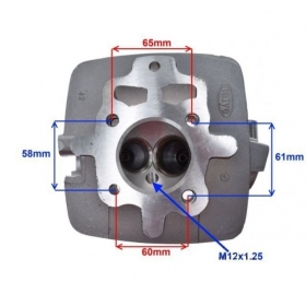 Cylinder head LONCIN 200cc 4T 63mm