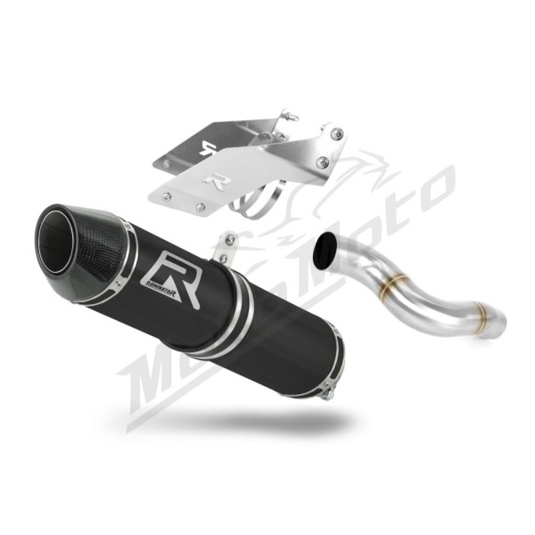 Kawasaki ZX6R 636 2007-2008 Dominator Exhaust Silencer Muffler HP2 BLACK + dB killer