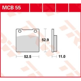 TRW All Round MCB55 Sintered Metal Brake Pads Honda CB / CM 250-750cc 77-83