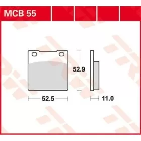 TRW All Round MCB55 Sintered Metal Brake Pads Honda CB / CM 250-750cc 77-83