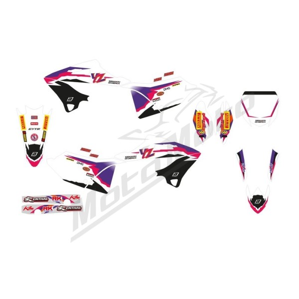BLACKBIRD Sticker Yamaha YZ 125-250cc 22-25