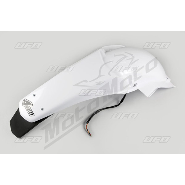 UFO White Rear Fender with Light Yamaha WRF 250-450cc 03-06
