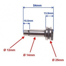 Valve rocker axle SHINERAY ATV250 ST-9E