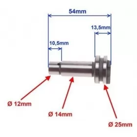 Valve rocker axle SHINERAY ATV250 ST-9E