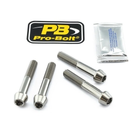 PRO BOLT Titanium Brake Caliper Mount Kit Aprilia / Ducati / Honda / Kawasaki / MV Agusta / Suzuki / Triumph 600-1400cc 02-25
