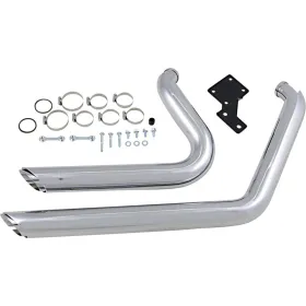 VANCE & HINES "Shortshots Staggered" išmetimo sistema Chrominė Harley Davidson FXS / FLSTFB / FLSTC / FLS 1690-1800cc 12-17
