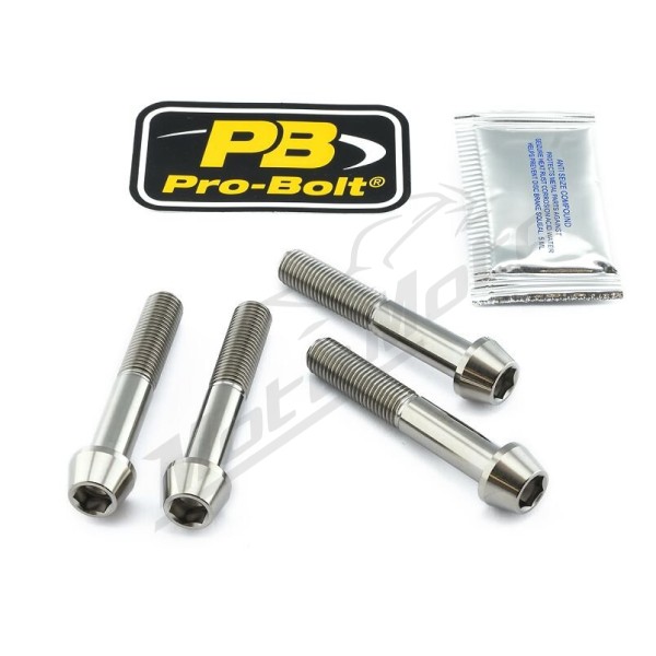PRO BOLT Titanium Brake Caliper Mount Kit Aprilia / Ducati / Honda / Kawasaki / MV Agusta / Suzuki / Triumph 600-1400cc 02-25