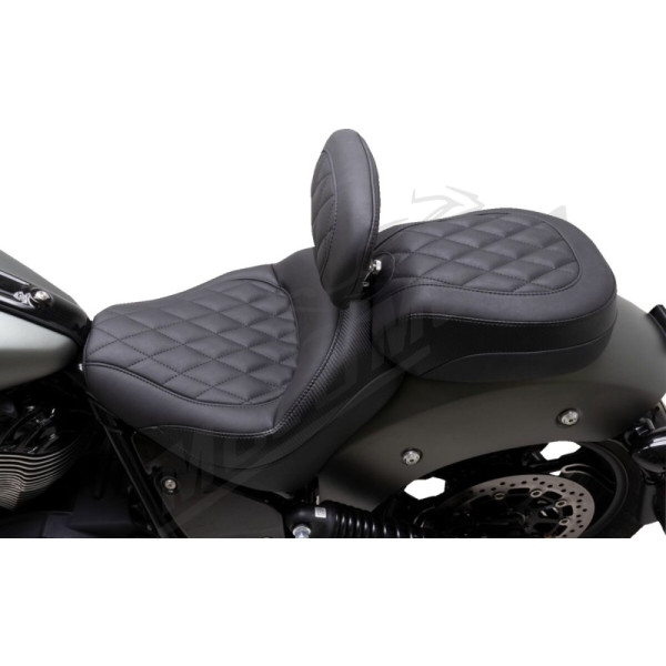 MUSTANG Standard Touring Solo Seat Indian Chief / Super Chief 111-116 22-26