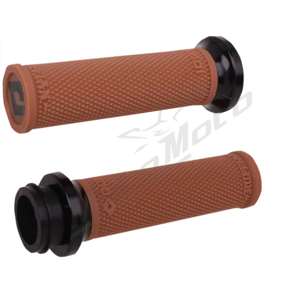 ODI Ruffian Lock-On Street Grips Harley Davidson FLDE / FLFB / FLHTCU / FLHX / FLTRX / FXST 1584-1923 08-23