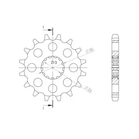 Supersprox Front sprocket 1180.18
