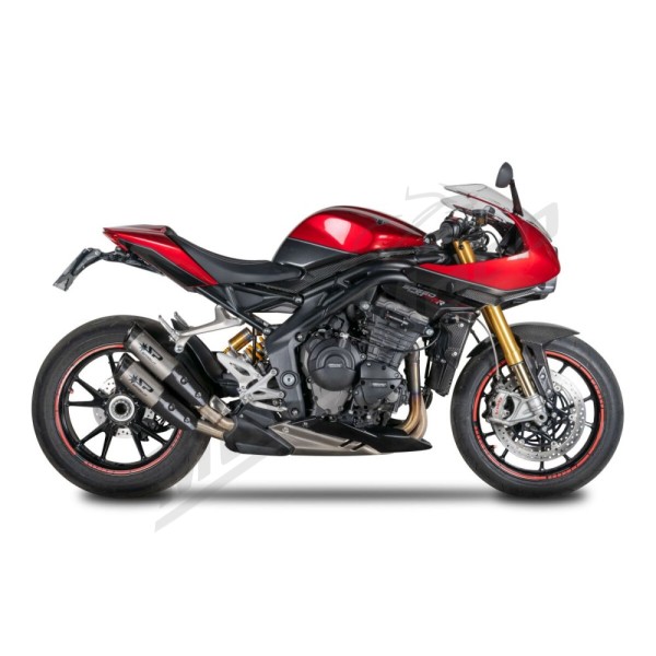 SPARK DYNO Slip-On Muffler TRIUMPH SPEED TRIPLE 1200 2021-2024