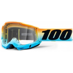 Off Road 100% Accuri 2 Sunset Junior Goggles For Kids (Clear Lens)